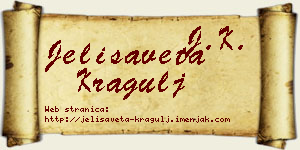 Jelisaveta Kragulj vizit kartica